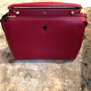FENDI Dotcom Leather Bag